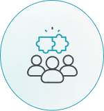 Icono redondo Staff Augmentation